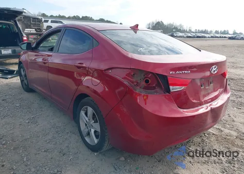 2013 Hyundai Elantra Gls z USA, uszkodzony, nr VIN 5NPDH4AEXDH434687
